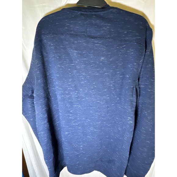 All in Motion Mens Cotton Fleece Crewneck Sweatshirt , Heather Navy, Size L, NWT - Picture 5 of 5